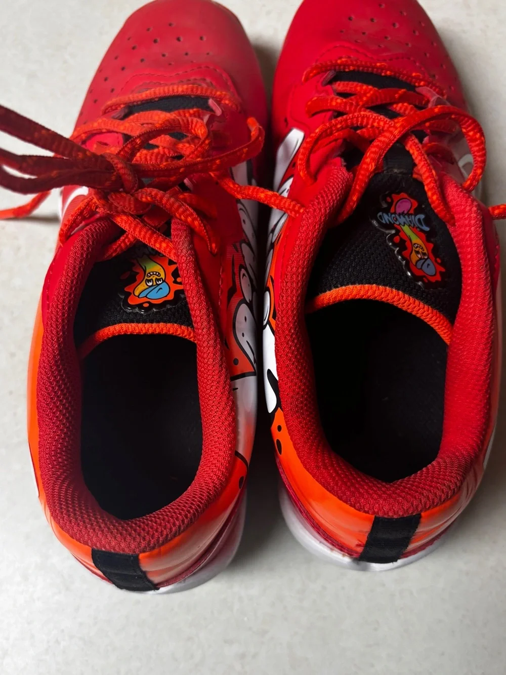 Nike baseball cleats Hyper crimson/Gummy worm